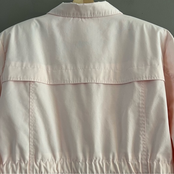 MACKINTOSH New England Rain Windbreaker Nautical Coat Jacket Pink Petit XL - Picture 7 of 16
